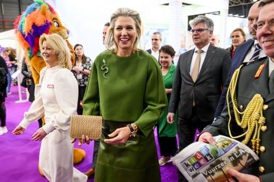 Queen M?xima opens National Education Exhibition, UTRECHT, The Netherlands-stock-photo