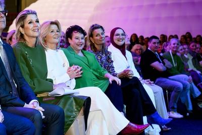 Queen M?xima opens National Education Exhibition, UTRECHT, The Netherlands-stock-photo
