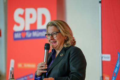 Bundestagswahlkampf 2025 --stock-foto