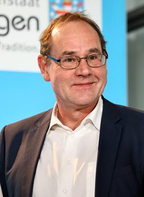 Regierungsmedienkonferenz-stock-foto
