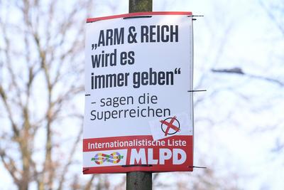 Wahlplakate - Bundestagswahl 2025-stock-foto