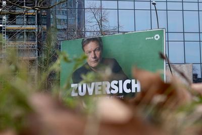 Wahlplakate in Berlin 2025-stock-foto