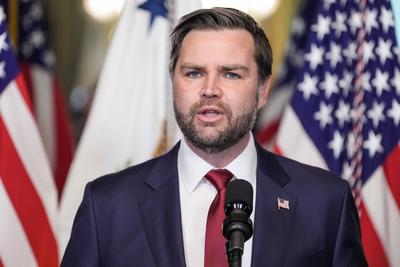 Vice President Vance swears in Marco Rubio as US Secretary of State-stock-photo