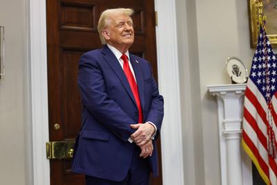 Trump Delivers Remarks on AI Infrastructure-stock-photo