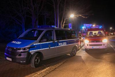 Entstehungsbrand in Einrichtung f?r Betreutes Wohnen ? Bewohner in Klinik-stock-foto