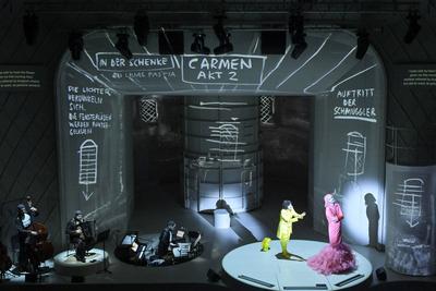 Carmen im Maxim Gorki-Theater. Premiere 24.01.2025-stock-photo