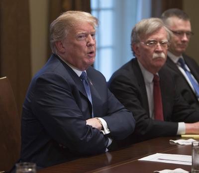 ***FILE PHOTO*** Donald Trump Fires National Security Advisor John Bolton***. United States President Donald J. Trump m-stock-foto