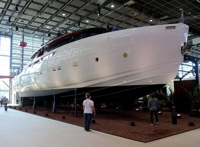 boot Messe Duesseldorf 2025 Princess S 92 Jacht-stock-photo