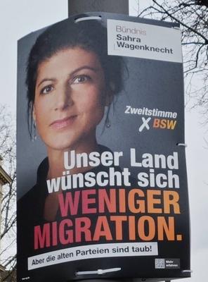 Wahl, Wahlplakate Bundestagswahl-stock-foto