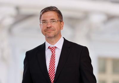 Potsdams Oberb?rgermeister Mike Schubert, Deutschland, Potsdam, Tag des Bev?lkerungsschutzes 2023: Rundgang mit Bundesin-stock-foto