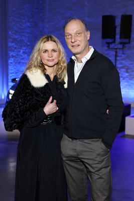 Christine Sommer und Martin Brambach-stock-foto