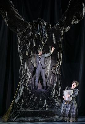 H?nsel und Gretel von Engelbert Humperdinck, Premiere 25.01.2025. Komische Oper im Schillertheater, Bismarckstra?e, Charlottenburg, Berlin, Deutschland-stock-foto