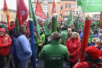 Demonstration Of The Non-Profit Sector 23/01/2025-stock-foto