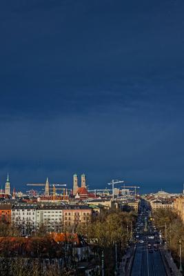 Wetterwarnung f?r Bayern.-stock-foto