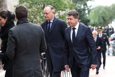 Obseques de Didier Guillaume a Monaco-stock-foto
