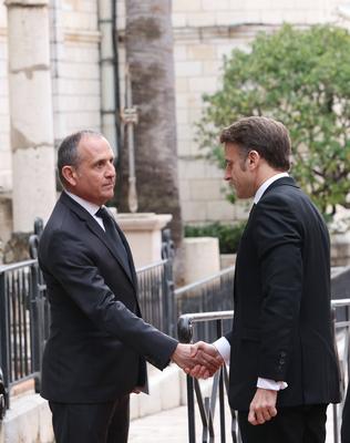 Obseques de Didier Guillaume a Monaco-stock-foto