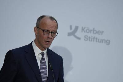 Friedrich Merz, Kanzlerkandidat, CDU, K?rber Global Leaders Dialogue-stock-photo