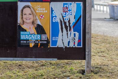 GER, Themenbild, Wahlplakate zur Bundestagswahl in Deutschland 2025, 23.01.2025.-stock-foto