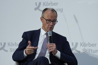 Friedrich Merz, Kanzlerkandidat, CDU, K?rber Global Leaders Dialogue-stock-photo