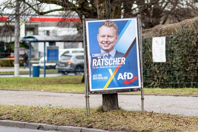 GER, Themenbild, Wahlplakate zur Bundestagswahl in Deutschland 2025, 23.01.2025.-stock-foto