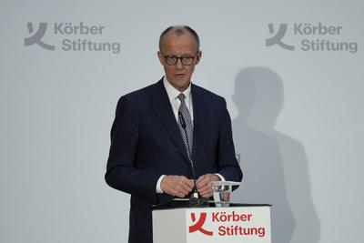 Friedrich Merz, Kanzlerkandidat, CDU, K?rber Global Leaders Dialogue-stock-photo