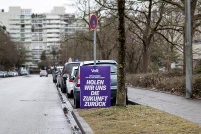 GER, Themenbild, Wahlplakate zur Bundestagswahl in Deutschland 2025, 23.01.2025.-stock-foto