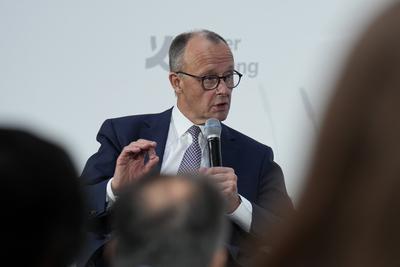 Friedrich Merz, Kanzlerkandidat, CDU, K?rber Global Leaders Dialogue-stock-photo