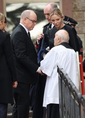 Obseques de Didier Guillaume a Monaco-stock-foto