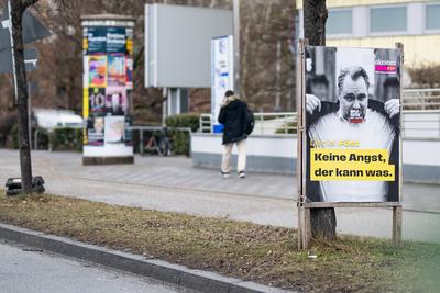 GER, Themenbild, Wahlplakate zur Bundestagswahl in Deutschland 2025, 23.01.2025.-stock-foto