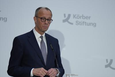 Friedrich Merz, Kanzlerkandidat, CDU, K?rber Global Leaders Dialogue-stock-photo