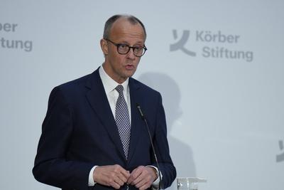 Friedrich Merz, Kanzlerkandidat, CDU, K?rber Global Leaders Dialogue-stock-photo