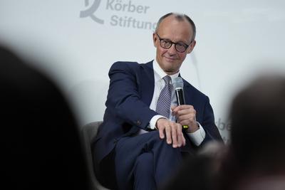 Friedrich Merz, Kanzlerkandidat, CDU, K?rber Global Leaders Dialogue-stock-photo