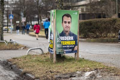 GER, Themenbild, Wahlplakate zur Bundestagswahl in Deutschland 2025, 23.01.2025.-stock-foto