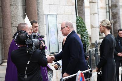 Obseques de Didier Guillaume a Monaco-stock-foto
