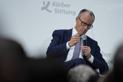 Friedrich Merz, Kanzlerkandidat, CDU, K?rber Global Leaders Dialogue-stock-photo