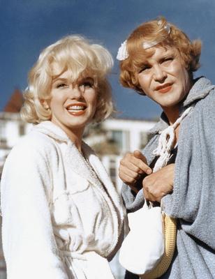 Marilyn Monroe, Jack Lemmon, Some Like It Hot (1959). Photo credit: United Artists PUBLICATIONxNOTxINxUSAxCANxUK Copyrig-stock-foto