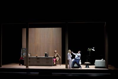 Deutsche Oper Berlin Die Frau ohne Schatten-stock-foto