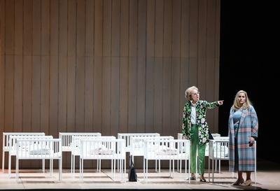 23.01.2025 , Die Frau ohne Schatten, Marina Prudenskaya, Daniela K?hler, Deutsche Oper Berlin, Premiere am 26.01.2025, R-stock-foto