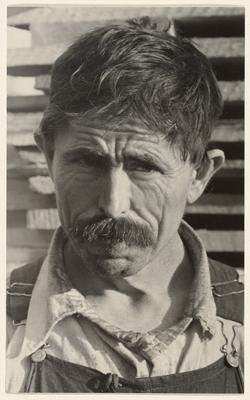 RECORD DATE NOT STATED Frank Tengle, A Cotton Sharecropper, Hale County, Alabama / Fred Ricketts, Cotton Tenant Farmer.-stock-foto