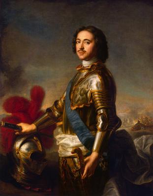 Peter I., der Gro?e, geboren als Pjotr Alexejewitsch Romanow, 9. Juni 1672 - 8. Februar 1725, war von 1682 bis 1721 Zar-stock-foto