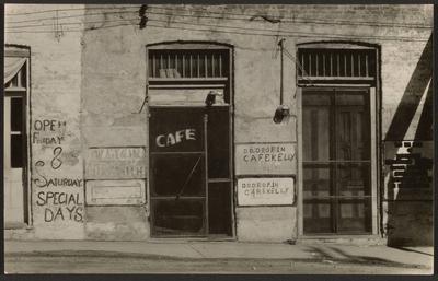RECORD DATE NOT STATED Storefronts, Edwards, Mississippi. Walker Evans (American, 1903 - 1975) Copyright: xpiemagsx gb19-stock-foto