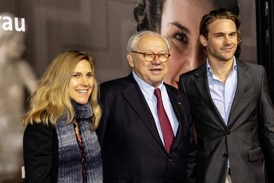 DEU Deutschland Offenburg 20 11 2018 Elisabeth Burda Dr Hubert Burda Jacob Burda von links-stock-foto