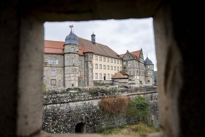 24/01/2025 - Kronach: Au?enansicht der Festung Rosenberg. Die Ministerpr?sidenten von Bayern, Markus S?der (CSU), Sachse-stock-foto
