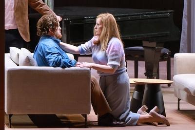 23.01.2025 , Die Frau ohne Schatten, Clay Hilley, Daniela K?hler, Deutsche Oper Berlin, Premiere am 26.01.2025, Regie To-stock-foto