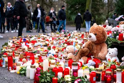 Nach der Messerattacke in Aschaffenburg.-stock-foto