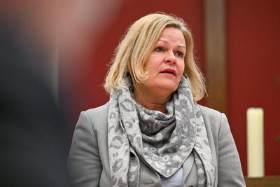 ++Nancy Faeser++SPD++-stock-foto