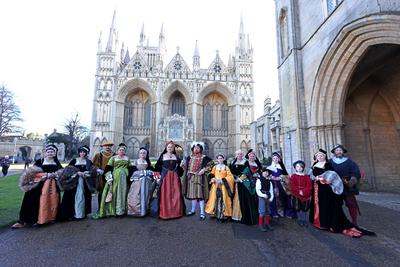 Katharine of Aragon Festival, Peterborough, Cambridgeshire, on 25th January 2025.-stock-foto