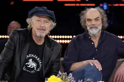 Wolfgang Niedecken (BAP), Hans-Timm 'Timsen' Hinrichsen (Santiano)-stock-foto