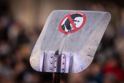 SLOVAKIA ANTI-GOVERNMENT PROTEST-stock-foto