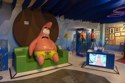 Exposi??o Bob Esponja A Experi?ncia-stock-photo